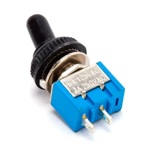 3a 250v Ac Double Pole Mini Toggle Switch On-off with Waterproof Cover