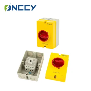 3p 4p Disconnect Switch 80A 690V Isolation Switch (Waterproof Box)