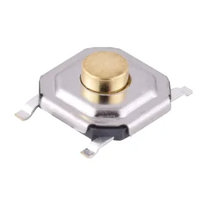4*4*2.5 & 3.0 & 3.5 SMD Micro Tact Switch 5.2*5.2*2.5mm Metal Button 12V DC 50mA