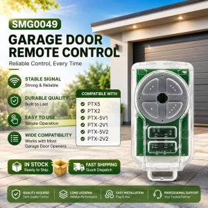 4 Button Gate Opener Remote Control Switch for PTX5 PTX2 PTX 5V1 PTX 2V1 PTX 5V2 PTX 2V2 Rolling Code Keyfob Transmitter