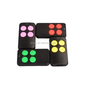 4 Buttons 433mhz Rolling Code HCS301 Remote Control Switches Wireless Transmitter for Auto Door YET2110