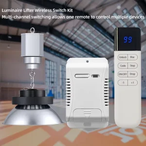 4 Channel Motor Wireless Remote Control Switch Rolling 50m Range 8 Buttons for Agricultural Industrial Motor Applications AC220V