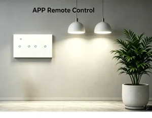 4 Gang Wifi Light Switch 146 Type Touch Buttons Wifi Smart Switch Tuya Zigbee Matters Supports Google Home & Alexa Voice Control