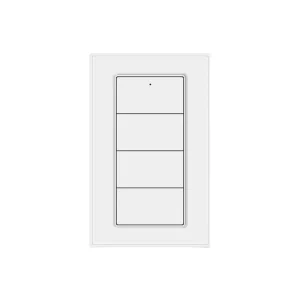 4 Gang Zigbee Wireless Durable PC Smart Scene Switch Remote Dimming One Click Push Button Switch Smart Life APP
