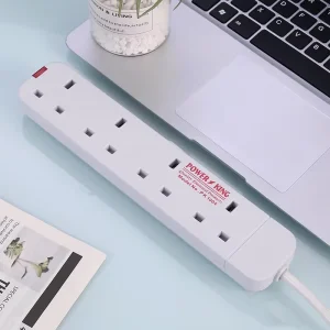 4 Outlet UK Standard Electric Surge Protector Power Strip 13A 250V Power Socket Extension 4AC Extension Board