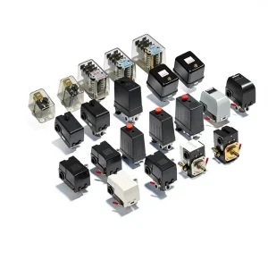 4 Phase Molded Case Circuit Breaker 4P MCCB 100A 630A AC Air Compressor Spare Parts IEC 60947-2 PP Metal
