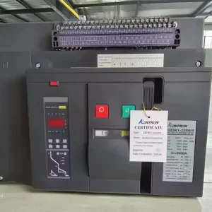 4-Pole Industrial Intelligent Black Air Circuit Breaker CE Certified Type Frame Breaker