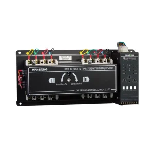 4-Pole MCB Dual Power Automatic Transfer Switch AC 400V Industrial Household Use Model RWQ1-100/225/400/800