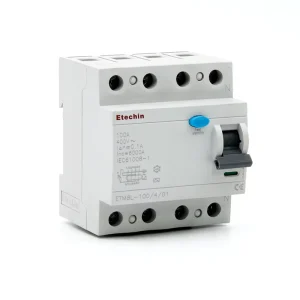 4-Pole Residual Current Circuit Breaker RCCB 10ka Leakage Protection AC Magnetic Electromagnetic Interruptores
