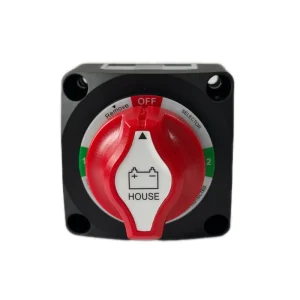 4 Position Battery Disconnect Isolator Switch 200A Main Battery Switch Remove Knob for Marine RV ATV UTV Vehicles