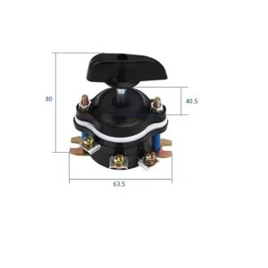 4 Position Changeover Selector Rotary Cam Control Combination Switch 3 Position Latching 9 Terminals Rotary Selector Switch