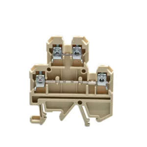 4 mm switch fuse Screw type electric wire contact connector din rail terminal block use in electrical equipment