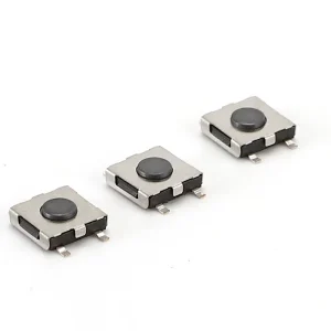 4.5*4.5*1.5mm Ultra-thin 4-pin SMD Tactile Switch, Square Micro Push Button Switch, Tape and Reel