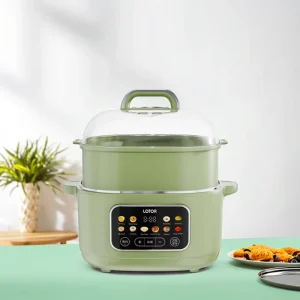 4.5L Capacity 500W Energy Efficient Multi-Function Sous Vide Smart Electric Ceramic Programmable Slow Cooker