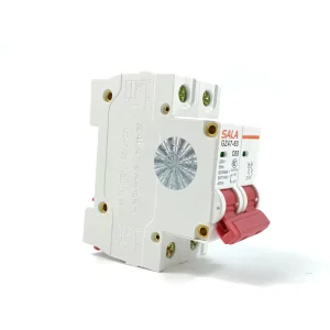 4000A Breaking Capacity 2P 63A Mini Circuit Breaker AC Household MCB
