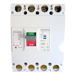 400A 800V AC MCCB Circuit Breaker with Plastic Case 35kA Breaking Capacity Thermal Magnetic Trip Unit