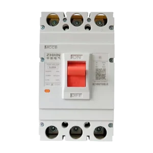 400A Overload Protection Intelligent MCCB 4P Plastic Case Circuit Breaker with 80kA Breaking Capacity for Buildings