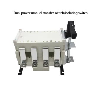 400V 250A 4P Automatic Transfer Switch ATS Double Throw Disconnecting Switch Manual Transfer Switch Two In and One Out
