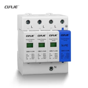 40ka Plug-in SPD Type 2 Spark Gap Surge Arrester Din Rail Device Surge Protector