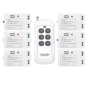 433 MHz RF Wireless Remote Control Switch System DC12V 24V Receiver Transmitter 10A Relay Controller Remote Control Switches