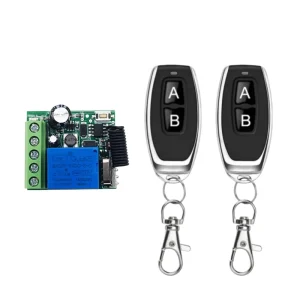 433 MHz Wireless Remote Control Switch DC 5-60V Single-Channel Access Control Module IP42 -10 55 Time Clocks Door Entry