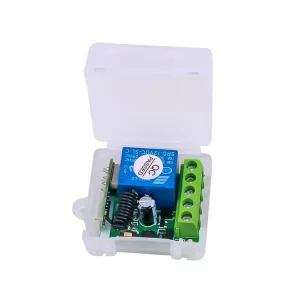 433 Mhz Wireless Remote Control Switch DC 12V 1CH Relay 433Mhz Receiver Module for Learning Code Transmitter Remote