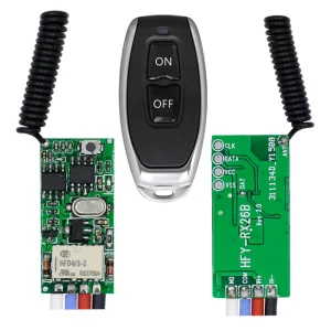 433.92MHz LED Strip Relay Remote Control Switch Automatic Motion Detector Switch with 30m Control Range Remote Control Home