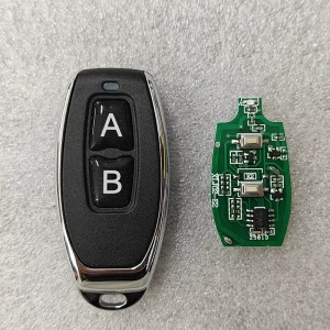 433MHz 2 Channel AB Key Remote Control 1527 Key Wireless RF Transmitter Electric Garage Door Controller Switch
