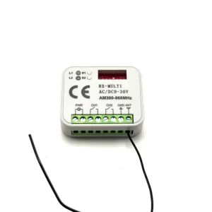 433MHz Universal Wireless Remote Control Switch 2 Channel Receiver Switch and RF 433 MHz 4 Keys Remote Control