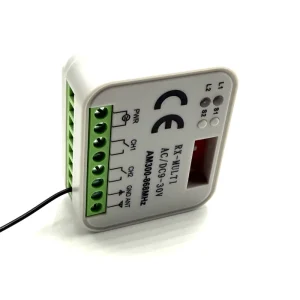 433MHz Universal Wireless Remote Control Switch 2 Channel Receiver Switch and RF 433 MHz 4 Keys Remote Control