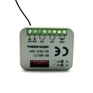 433MHz Universal Wireless Remote Control Switch 2 Channel Receiver Switch and RF 433 MHz 4 Keys Remote Control