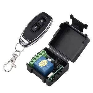 433MHz Wireless Remote Control Switch 10-50m Range 10A Max Current Forward Reverse Motor for Rolling Shutter Door Car