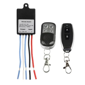 433MHz Wireless Remote Control Switch DC 6V 12V 24V 1CH 10A Relay Receiver Module Controller KR2401F KT01 KT05