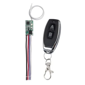 433Mhz Mini Relay Receiver LED Light Lock Universal Wireless Remote Control Switch DC3.6V~18V Small Motor Wide Voltage Receiver