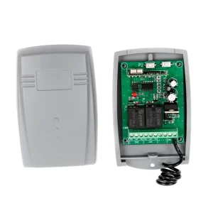 433Mhz Universal Garage Remote Control Switch 2 Channel 12-24V DC Rolling Learning Code Remote Control Receiver