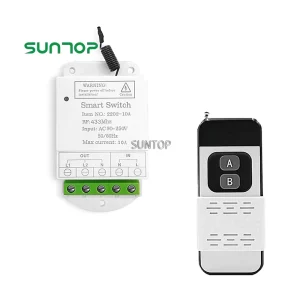 433Mhz Universal Wireless Remote Control Switch AC 85V ~ 250V 110V 220V 2CH Relay Receiver Module and RF 433 Mhz Remote Controls