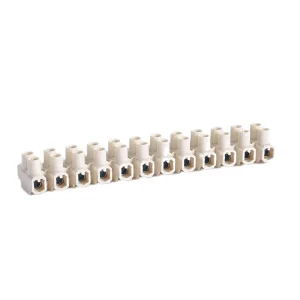450V 41A Feed Through Automotive Lighting Terminal Block 0.5 6mm² U Type Raised Base Polyamide66 Housing