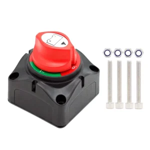 48V 300A Battery Switch Power Cutoff Master Switch Disconnect Isolator 1 2 Both Off for Car Vehicle RV ATV