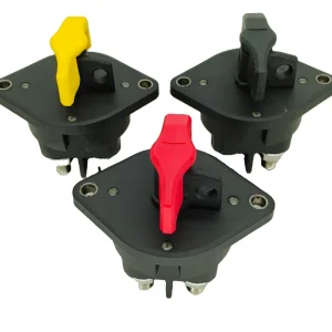 48V 500A 4 Pole Single Throw Rotary Battery Disconnect Switches IP67/IP69K for Mining Construction Machinery