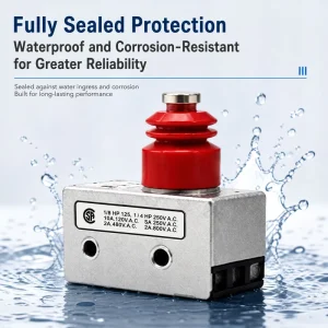 4BR Plunger Micro Switch SPDT 10A 250VAC Industrial Limit Switch for Injection Molding Machine Ejector Pin Position Detection