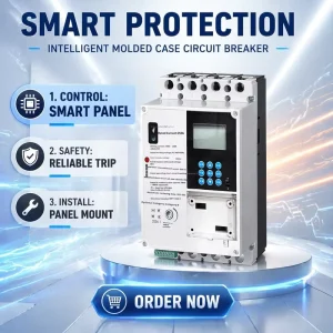 4G Smart Moulded Case Circuit Breaker Residual Current Automatic Recloser Phase Loss Over Under Voltage Remote Mobile Phone