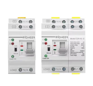 4P 110V/220V 3Phase Automatic Generator Transfer Switch Dual Power ATS with 63A and Timer CB for Home or Solar