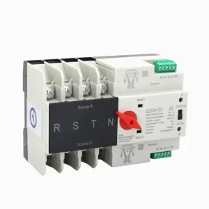 4P 125A Automatic Transfer Switch (ATS) Dual Power 220V Circuit Breakers Electrical Selector Switches