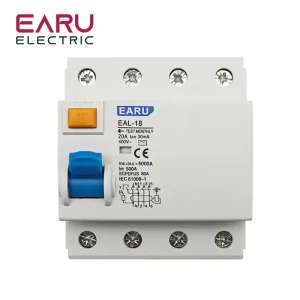 4P 300mA Type AC RCCB RCD ELCB Electromagnetic Residual Current Circuit Breaker Differential Breaker Safety Switch