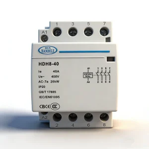 4P 40A Electric AC Contactor HDH8-40 Elevator Modular 3-Phase 50/60Hz Din Rail Mounting 400V
