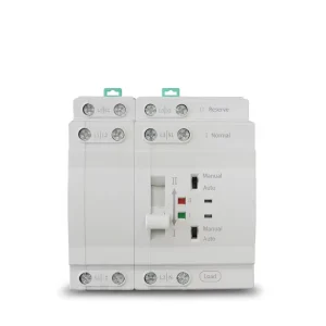 4P 63A 220V Single Phase Household Use Dual Power Automatic Transfer Switch Din Rail Mini ATS Changeover