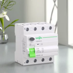 4P 63A 30mA 300mA Din Rail Earth Leakage Current Breaker DC RCCB RCD 10KA Type B Miniature Circuit Breaker TORD4B-63 400V