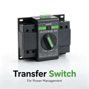 4P 63A Automatic Transfer Switch (ATS) 400V Dual Power Controller for Generator Backup