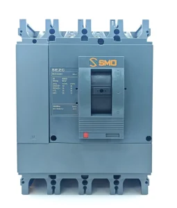 4P High Performance AC690V Rated Thermal Magnetic Trip Unit Fixed Installation Moulded Case Circuit Breakers 36KA Breaking
