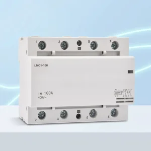 4P LNC1-100 400V 100A AC Contactor Used in Hotel and Household Modular Contactor